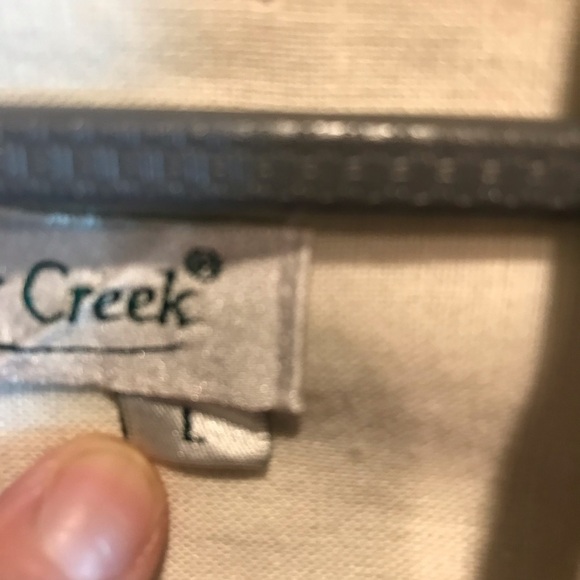 Coldwater Creek linen blend Button up Large - Picture 7 of 7